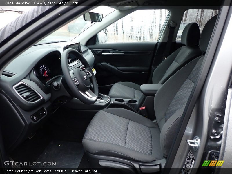 Steel Gray / Black 2021 Kia Seltos LX AWD