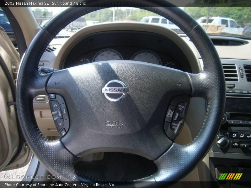 Sunlit Sand / Blond 2003 Nissan Maxima SE