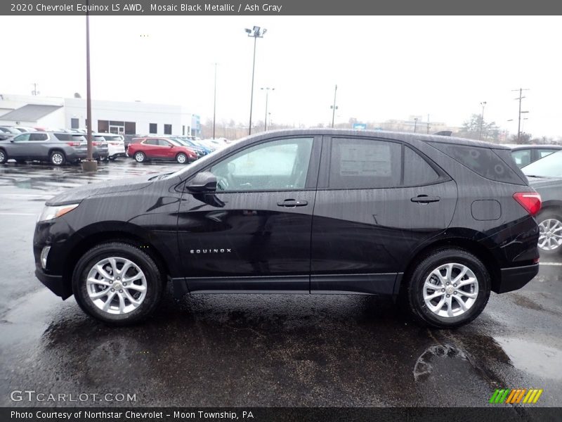 Mosaic Black Metallic / Ash Gray 2020 Chevrolet Equinox LS AWD