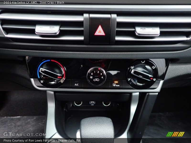 Steel Gray / Black 2021 Kia Seltos LX AWD