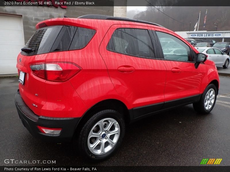 Race Red / Ebony Black 2020 Ford EcoSport SE 4WD