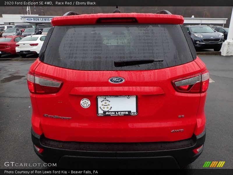 Race Red / Ebony Black 2020 Ford EcoSport SE 4WD
