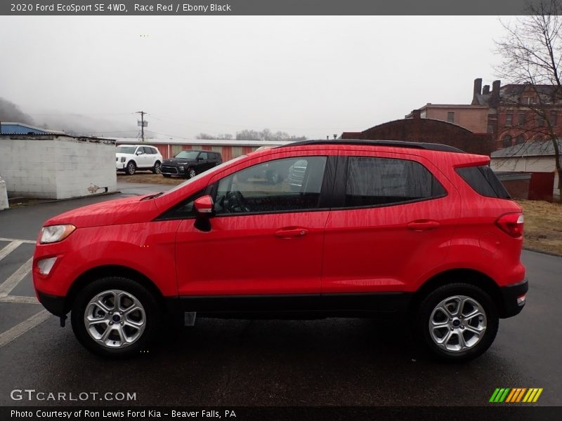 Race Red / Ebony Black 2020 Ford EcoSport SE 4WD