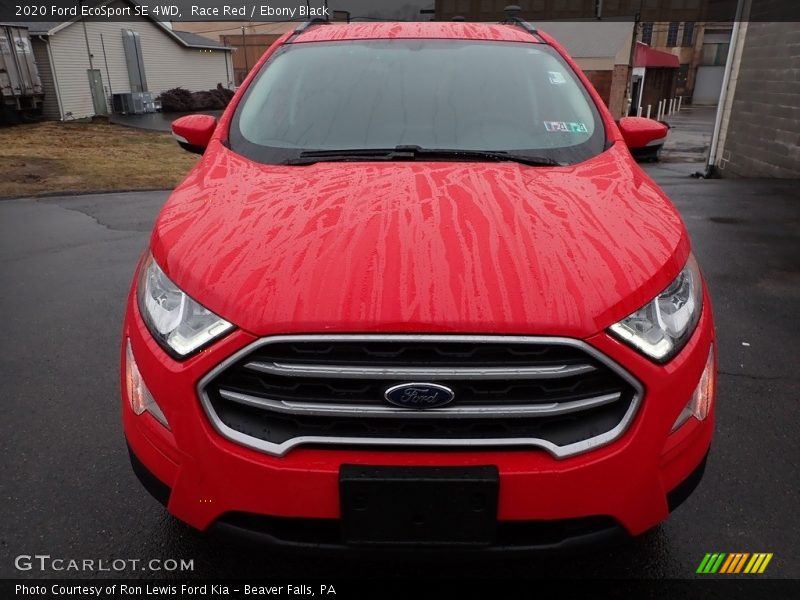 Race Red / Ebony Black 2020 Ford EcoSport SE 4WD