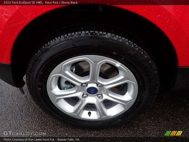Race Red / Ebony Black 2020 Ford EcoSport SE 4WD