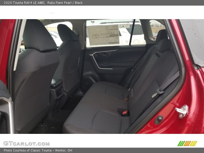 Ruby Flare Pearl / Black 2020 Toyota RAV4 LE AWD