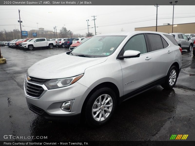 Silver Ice Metallic / Jet Black 2020 Chevrolet Equinox LT AWD