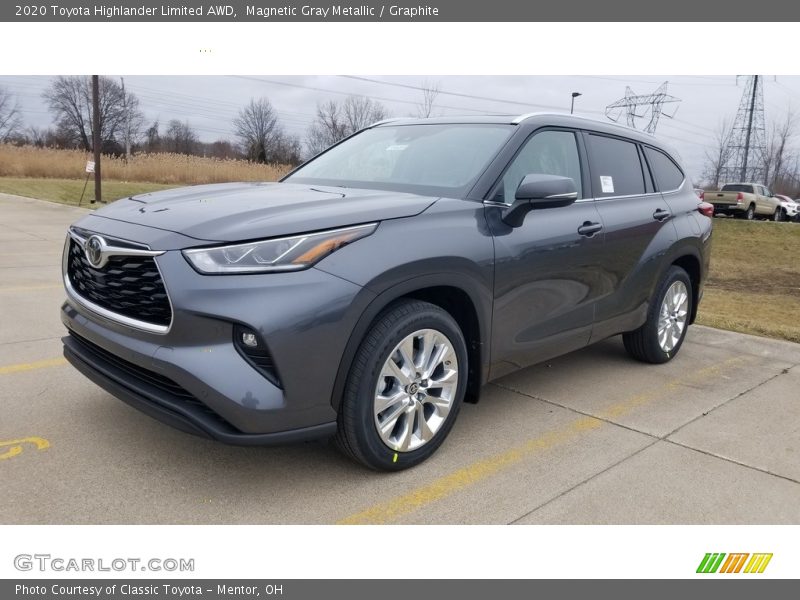 Magnetic Gray Metallic / Graphite 2020 Toyota Highlander Limited AWD