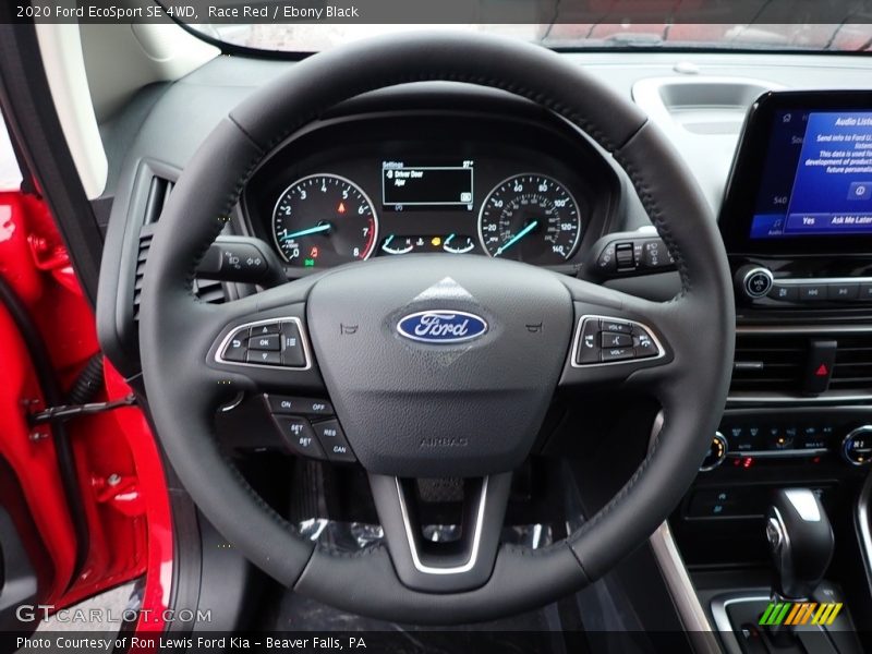 Race Red / Ebony Black 2020 Ford EcoSport SE 4WD