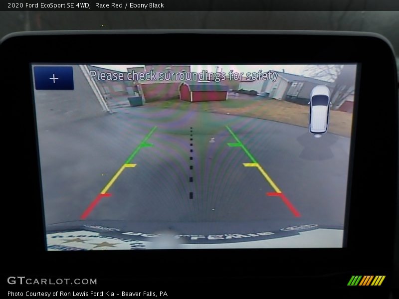 Race Red / Ebony Black 2020 Ford EcoSport SE 4WD