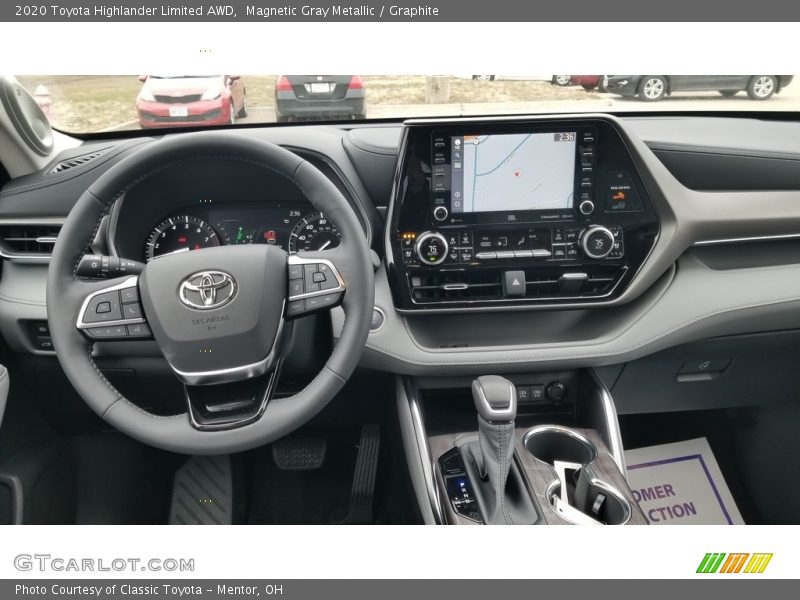 Magnetic Gray Metallic / Graphite 2020 Toyota Highlander Limited AWD