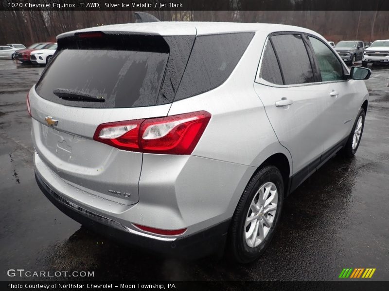 Silver Ice Metallic / Jet Black 2020 Chevrolet Equinox LT AWD