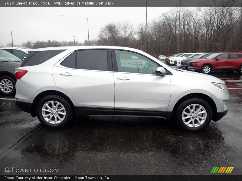 Silver Ice Metallic / Jet Black 2020 Chevrolet Equinox LT AWD
