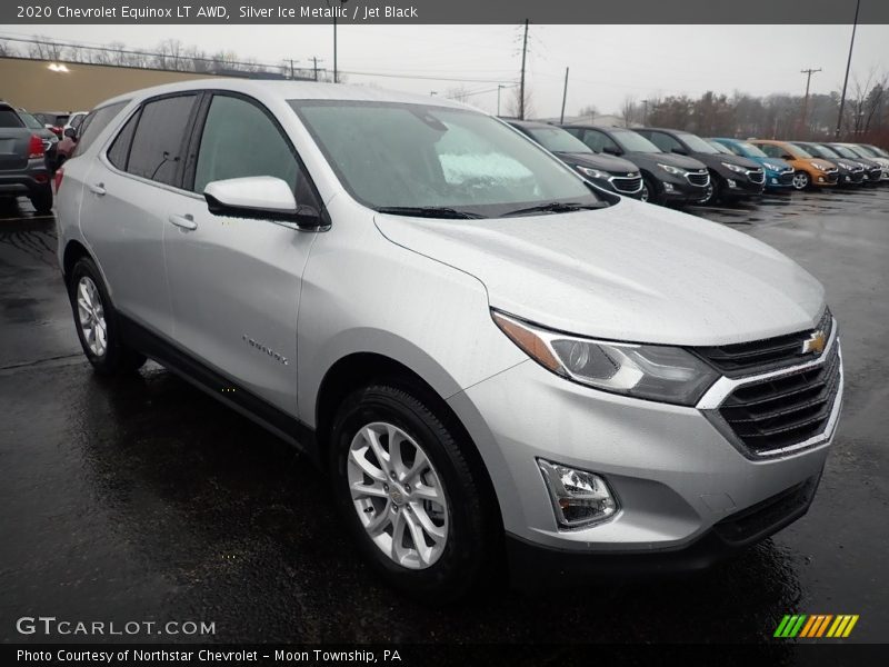 Silver Ice Metallic / Jet Black 2020 Chevrolet Equinox LT AWD