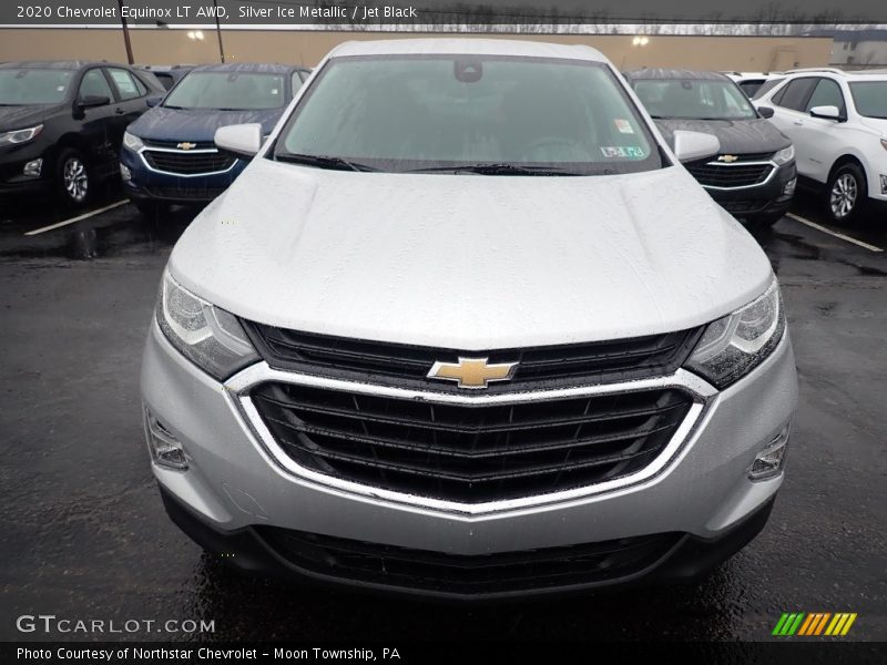 Silver Ice Metallic / Jet Black 2020 Chevrolet Equinox LT AWD