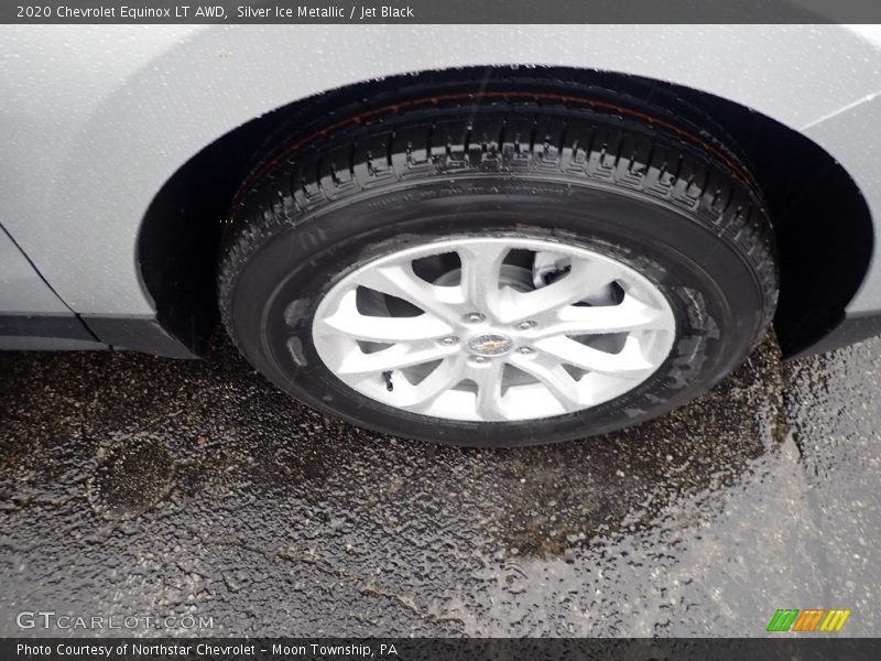 Silver Ice Metallic / Jet Black 2020 Chevrolet Equinox LT AWD