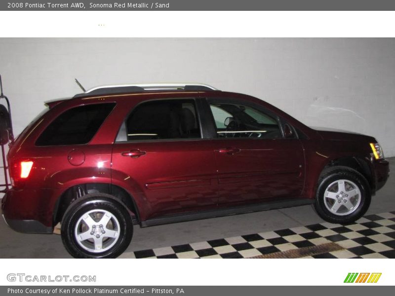 Sonoma Red Metallic / Sand 2008 Pontiac Torrent AWD