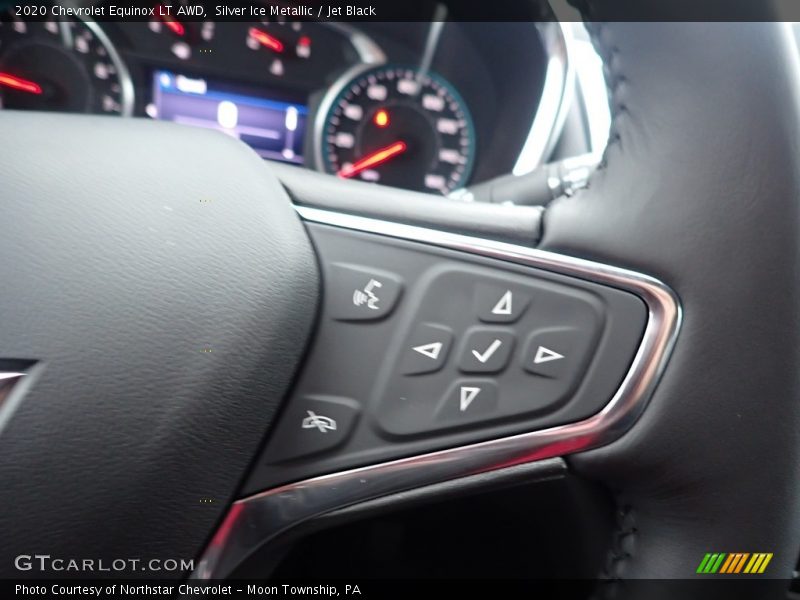 Silver Ice Metallic / Jet Black 2020 Chevrolet Equinox LT AWD