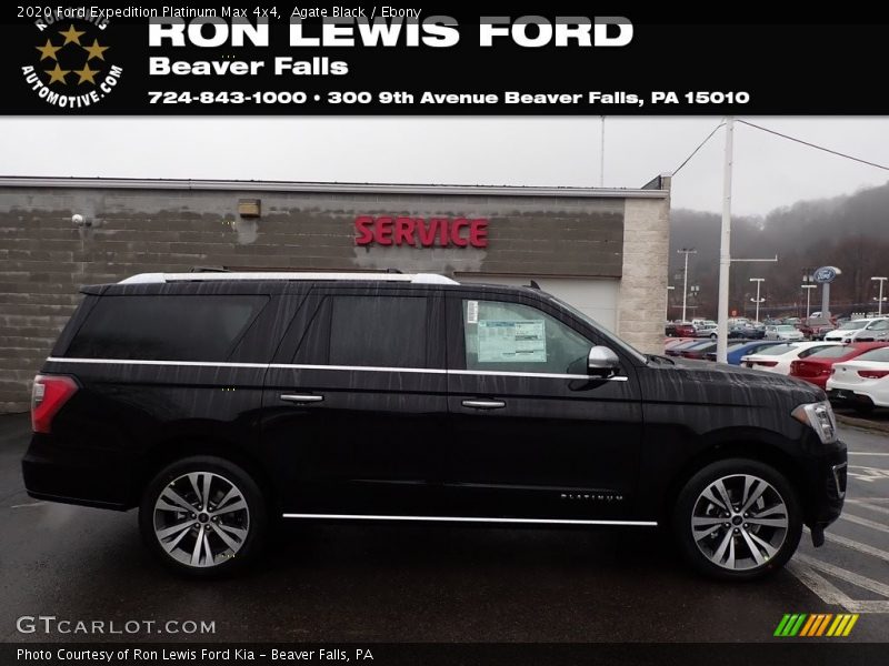 Agate Black / Ebony 2020 Ford Expedition Platinum Max 4x4