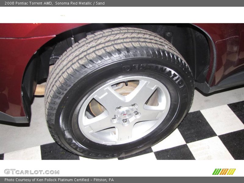 Sonoma Red Metallic / Sand 2008 Pontiac Torrent AWD