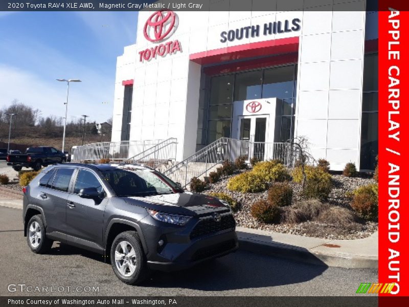 Magnetic Gray Metallic / Light Gray 2020 Toyota RAV4 XLE AWD