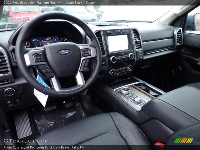 Front Seat of 2020 Expedition Platinum Max 4x4