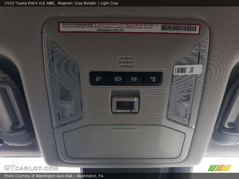 Magnetic Gray Metallic / Light Gray 2020 Toyota RAV4 XLE AWD