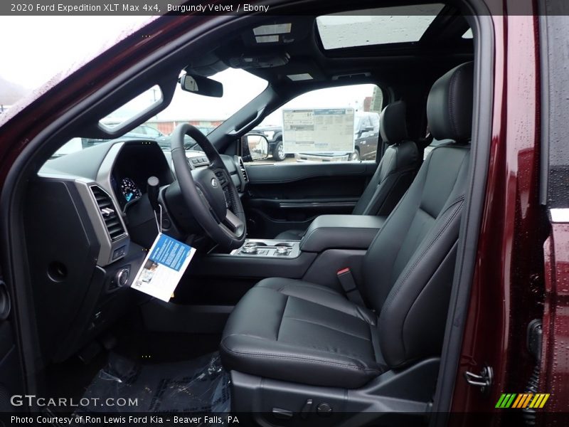Front Seat of 2020 Expedition XLT Max 4x4