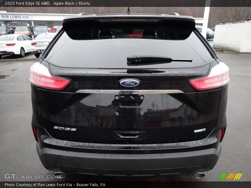 Agate Black / Ebony 2020 Ford Edge SE AWD