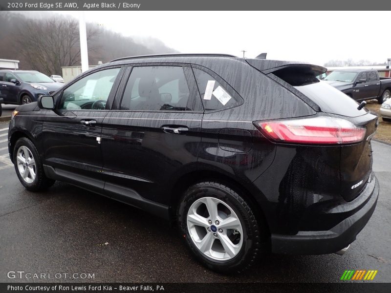 Agate Black / Ebony 2020 Ford Edge SE AWD