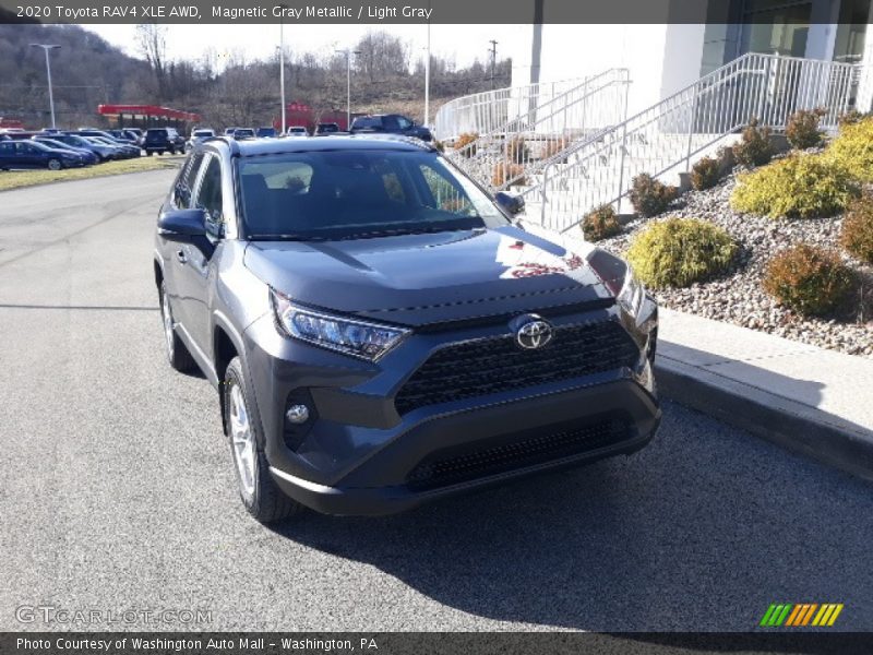 Magnetic Gray Metallic / Light Gray 2020 Toyota RAV4 XLE AWD