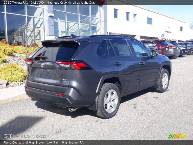 Magnetic Gray Metallic / Light Gray 2020 Toyota RAV4 XLE AWD