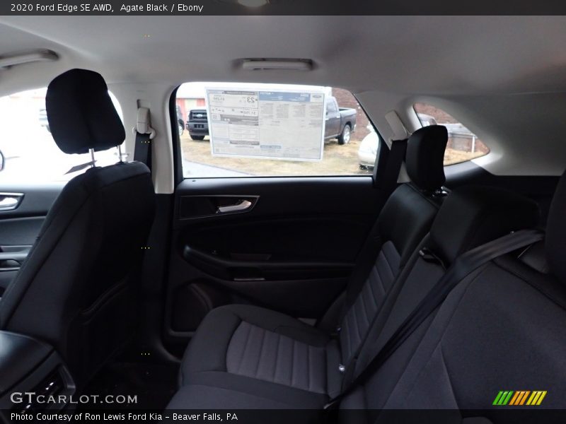 Agate Black / Ebony 2020 Ford Edge SE AWD