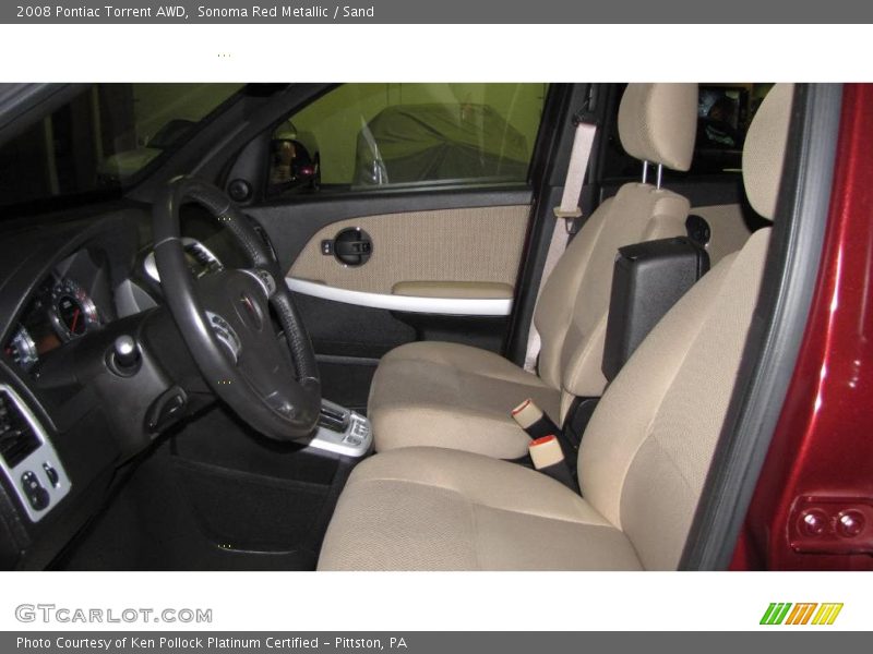 Sonoma Red Metallic / Sand 2008 Pontiac Torrent AWD
