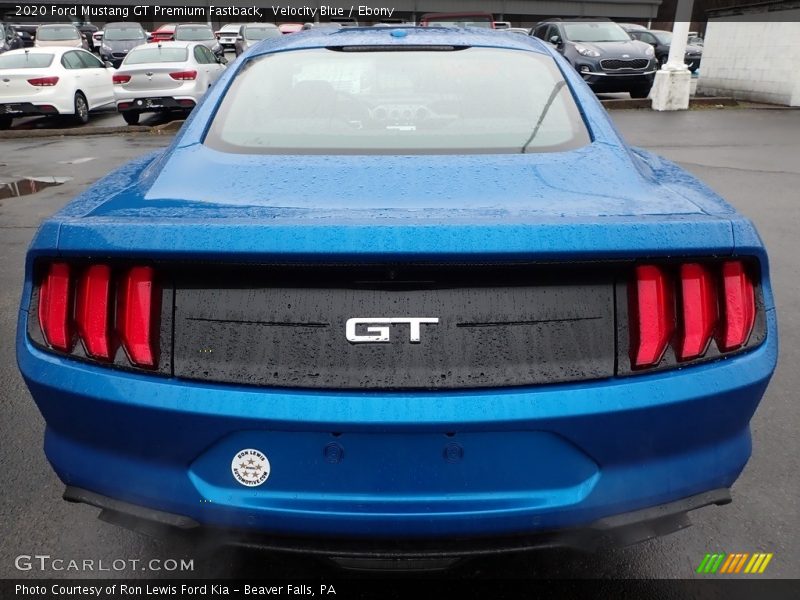 Velocity Blue / Ebony 2020 Ford Mustang GT Premium Fastback