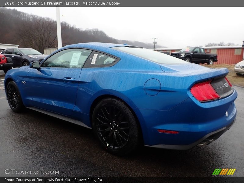 Velocity Blue / Ebony 2020 Ford Mustang GT Premium Fastback