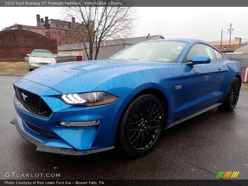 Velocity Blue / Ebony 2020 Ford Mustang GT Premium Fastback