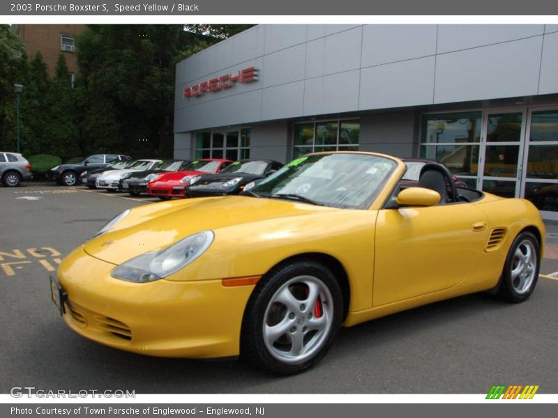 Speed Yellow / Black 2003 Porsche Boxster S