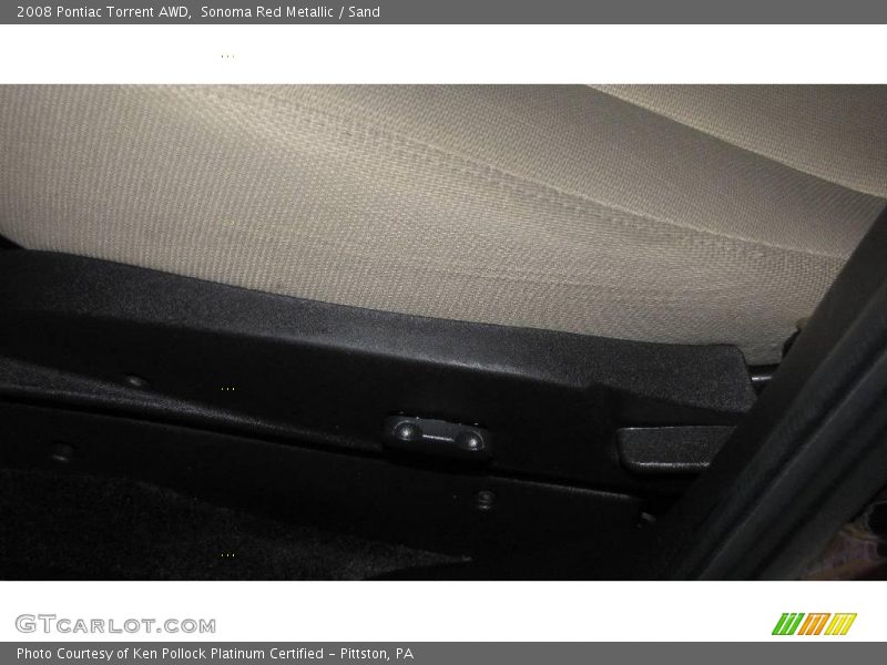 Sonoma Red Metallic / Sand 2008 Pontiac Torrent AWD
