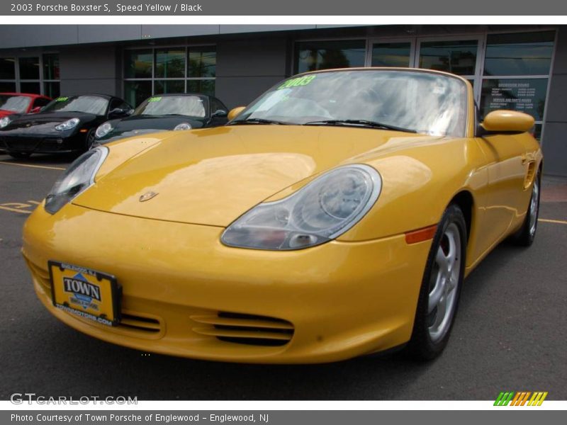 Speed Yellow / Black 2003 Porsche Boxster S