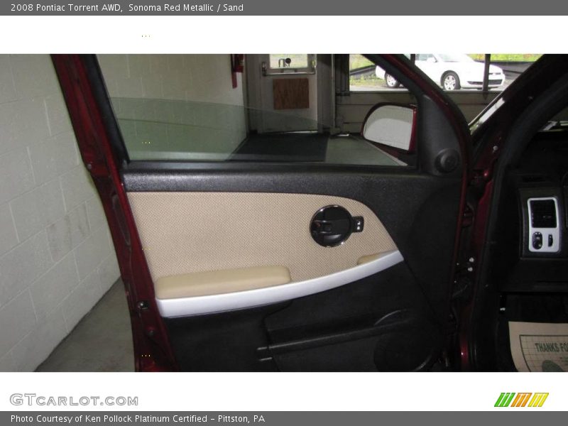 Sonoma Red Metallic / Sand 2008 Pontiac Torrent AWD