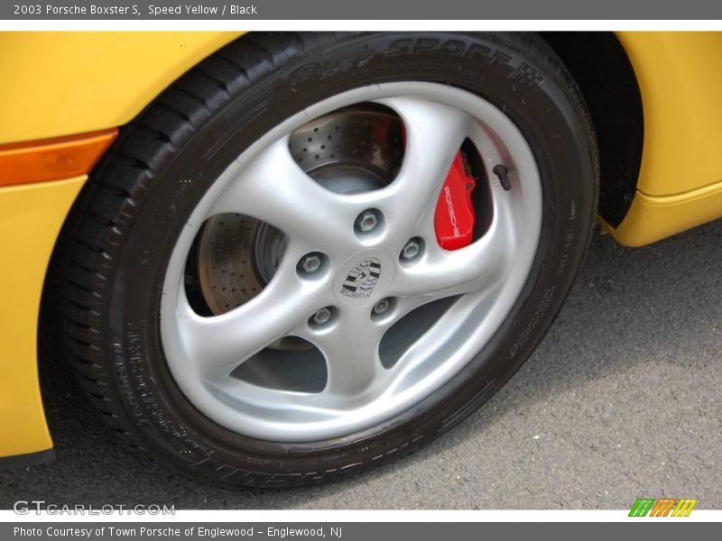 Speed Yellow / Black 2003 Porsche Boxster S