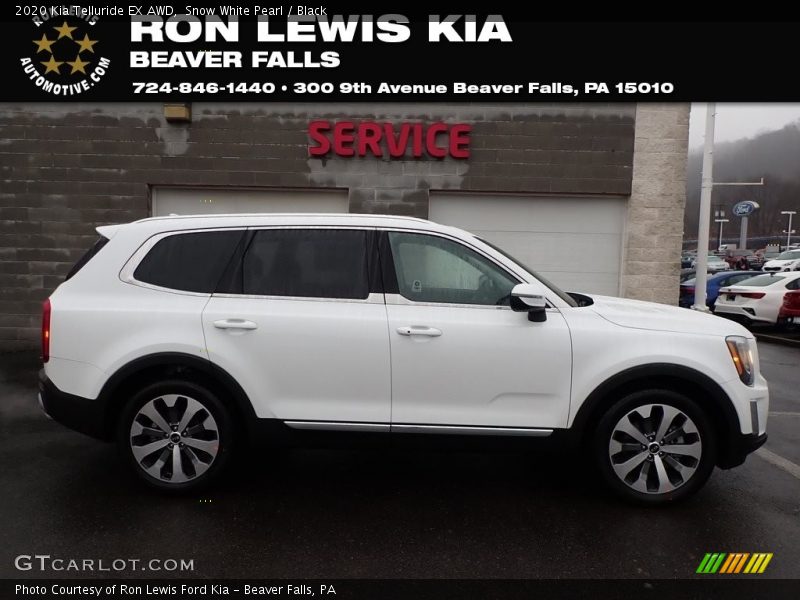 Snow White Pearl / Black 2020 Kia Telluride EX AWD