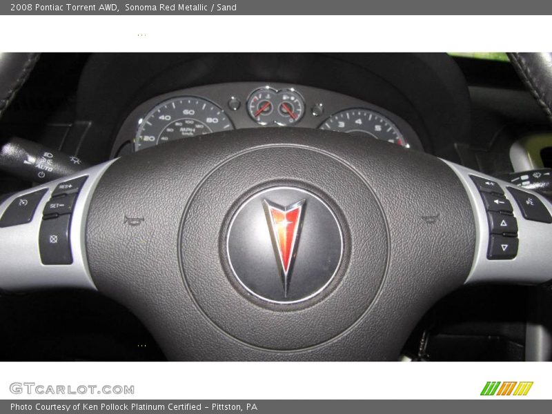Sonoma Red Metallic / Sand 2008 Pontiac Torrent AWD