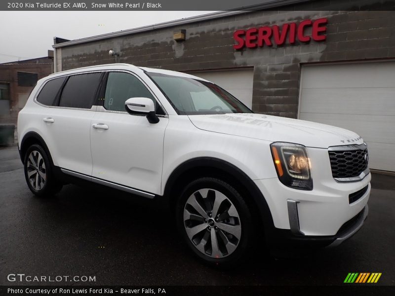 Snow White Pearl / Black 2020 Kia Telluride EX AWD