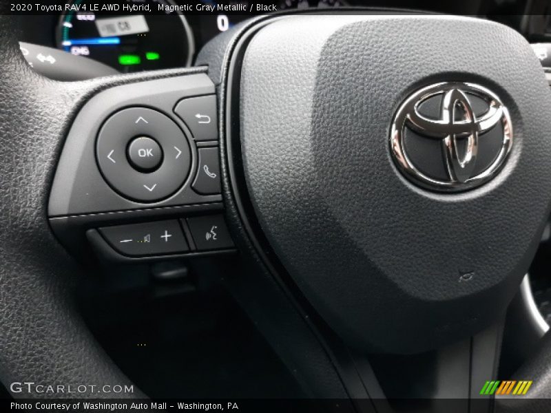 Magnetic Gray Metallic / Black 2020 Toyota RAV4 LE AWD Hybrid
