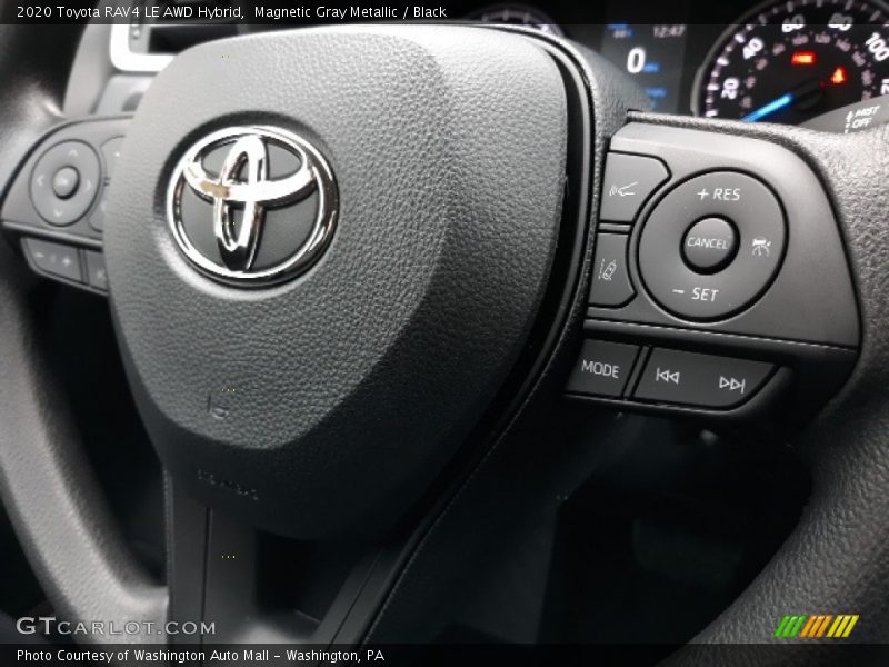 Magnetic Gray Metallic / Black 2020 Toyota RAV4 LE AWD Hybrid