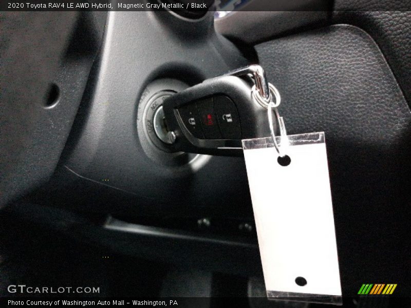 Magnetic Gray Metallic / Black 2020 Toyota RAV4 LE AWD Hybrid
