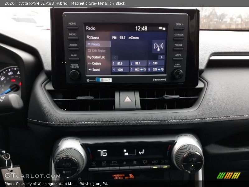 Magnetic Gray Metallic / Black 2020 Toyota RAV4 LE AWD Hybrid