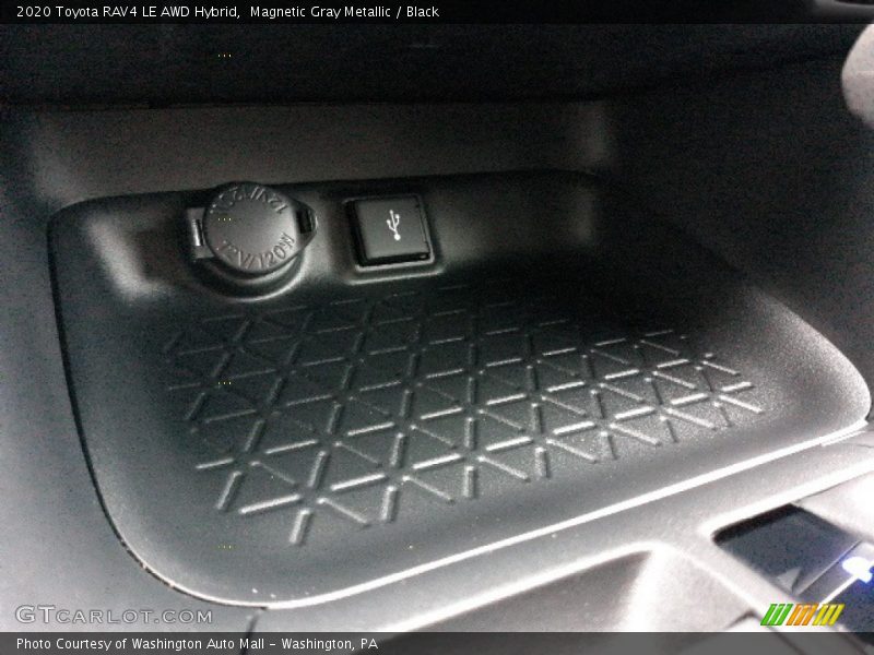 Magnetic Gray Metallic / Black 2020 Toyota RAV4 LE AWD Hybrid
